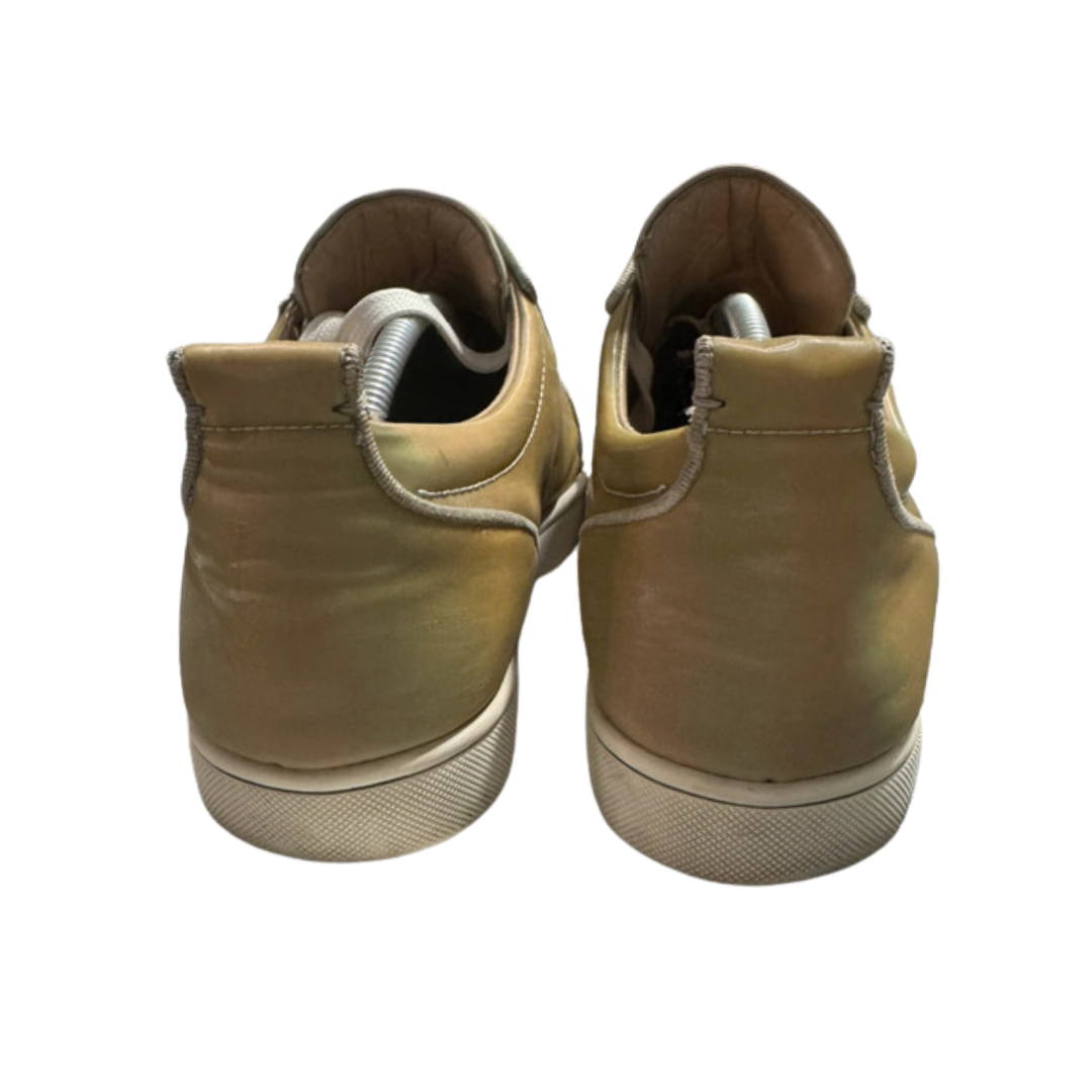 Christian Louboutin Louis Junior Spike Sneakers (Khaki)