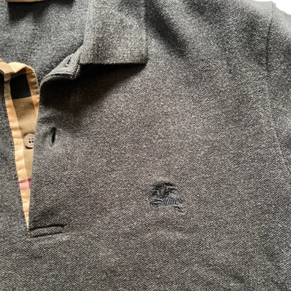 Burberry Polo Shirt (Dark Grey)