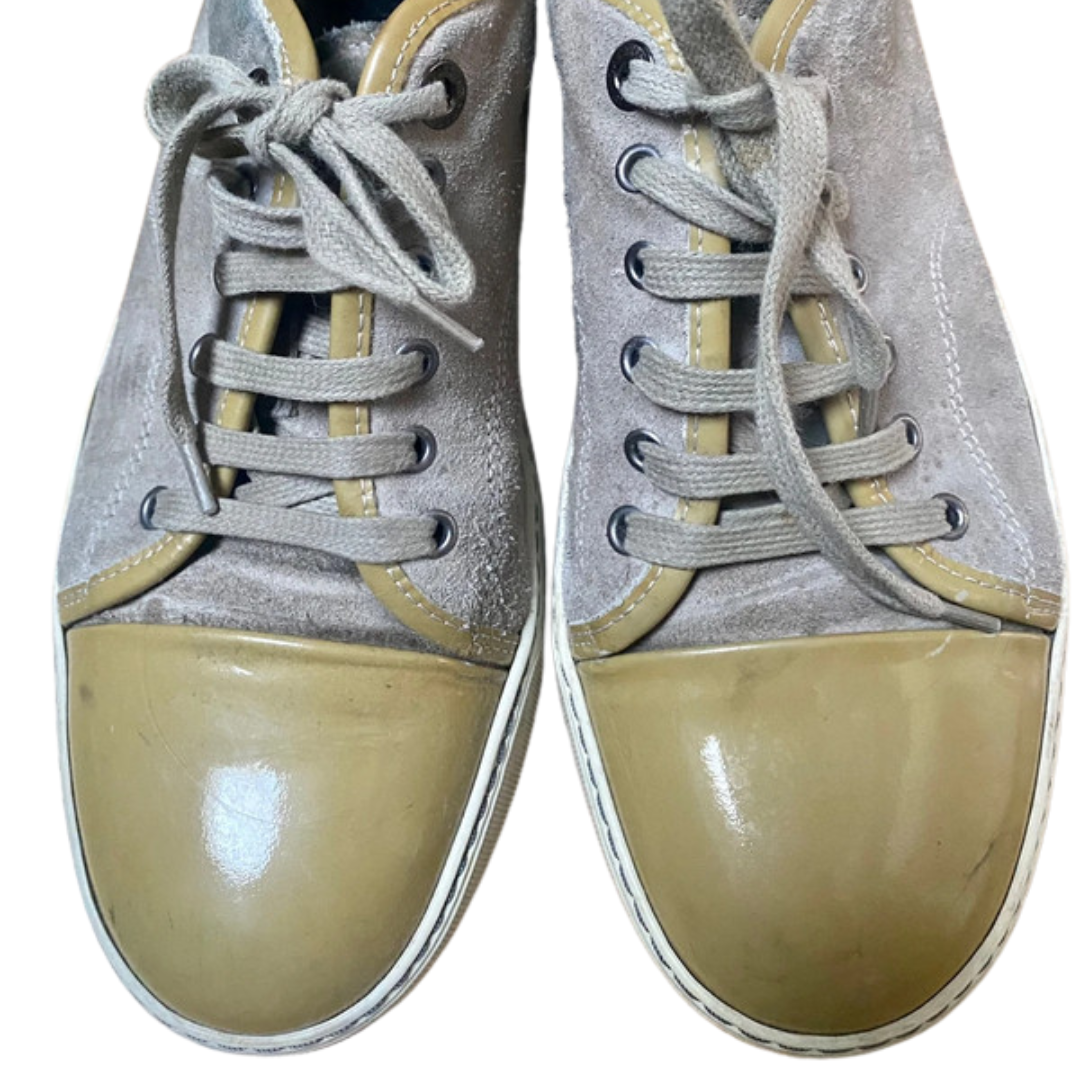 Lanvin Cap Toe Sneakers (Grey)