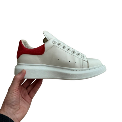 Alexander Mcqueen Sneakers (White Red) (Womens)