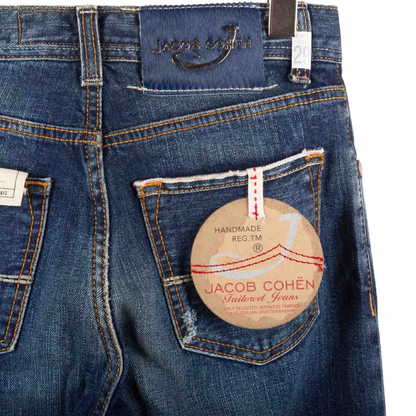 Jacob Cohën 610 Limited Edition Straight Fit Jeans (Navy) (New)