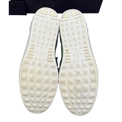 Valentino Garavani Open Sneakers (White Green)