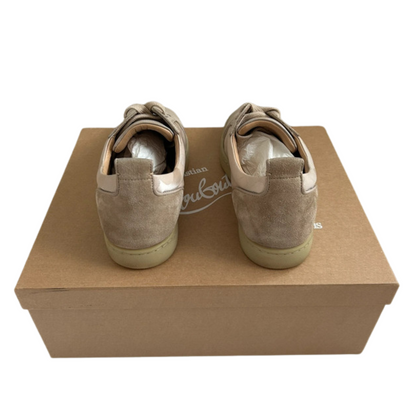 Christian Louboutin Louis Junior Sneakers (Beige)