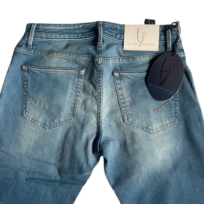 Handpicked Orvieto Slim Fit Jeans (Blue) (New)