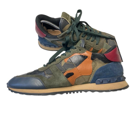Valentino Garavani Rockrunner Sneakers (Khaki) 