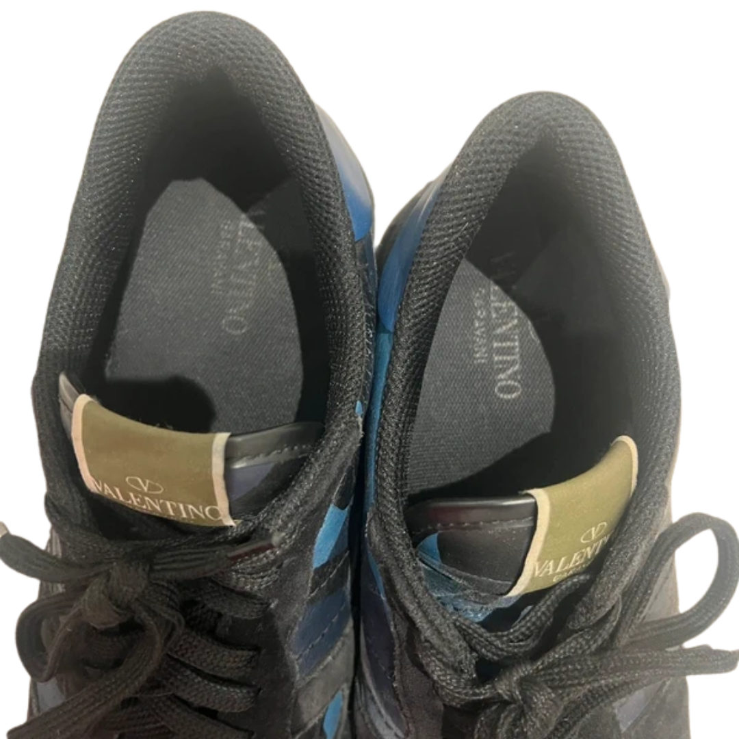 Valentino Garavani Rockrunner Sneakers (Navy)