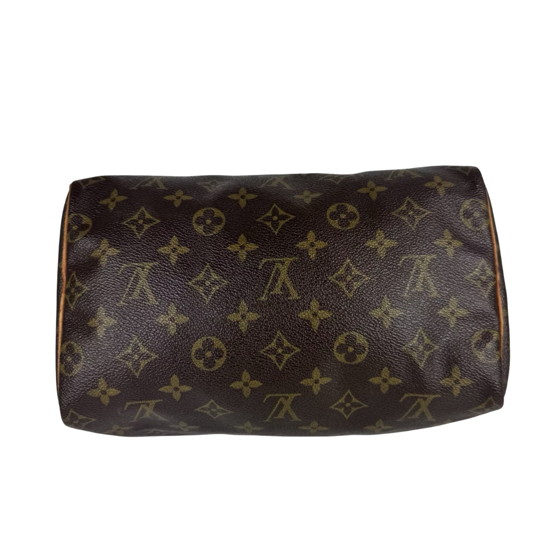 Louis Vuitton Speedy 25 Monogram Handbag (Brown) (Vintage)