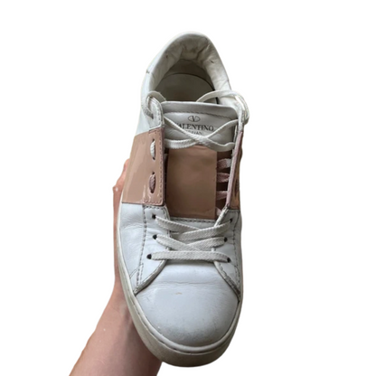 Valentino Garavani Open Sneakers (White Gold) (Women's)