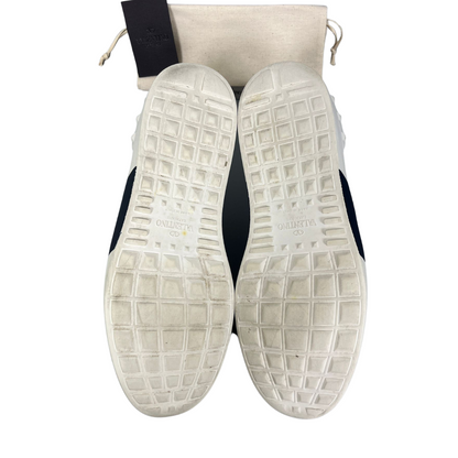Valentino Garavani Open Sneakers (White Navy)