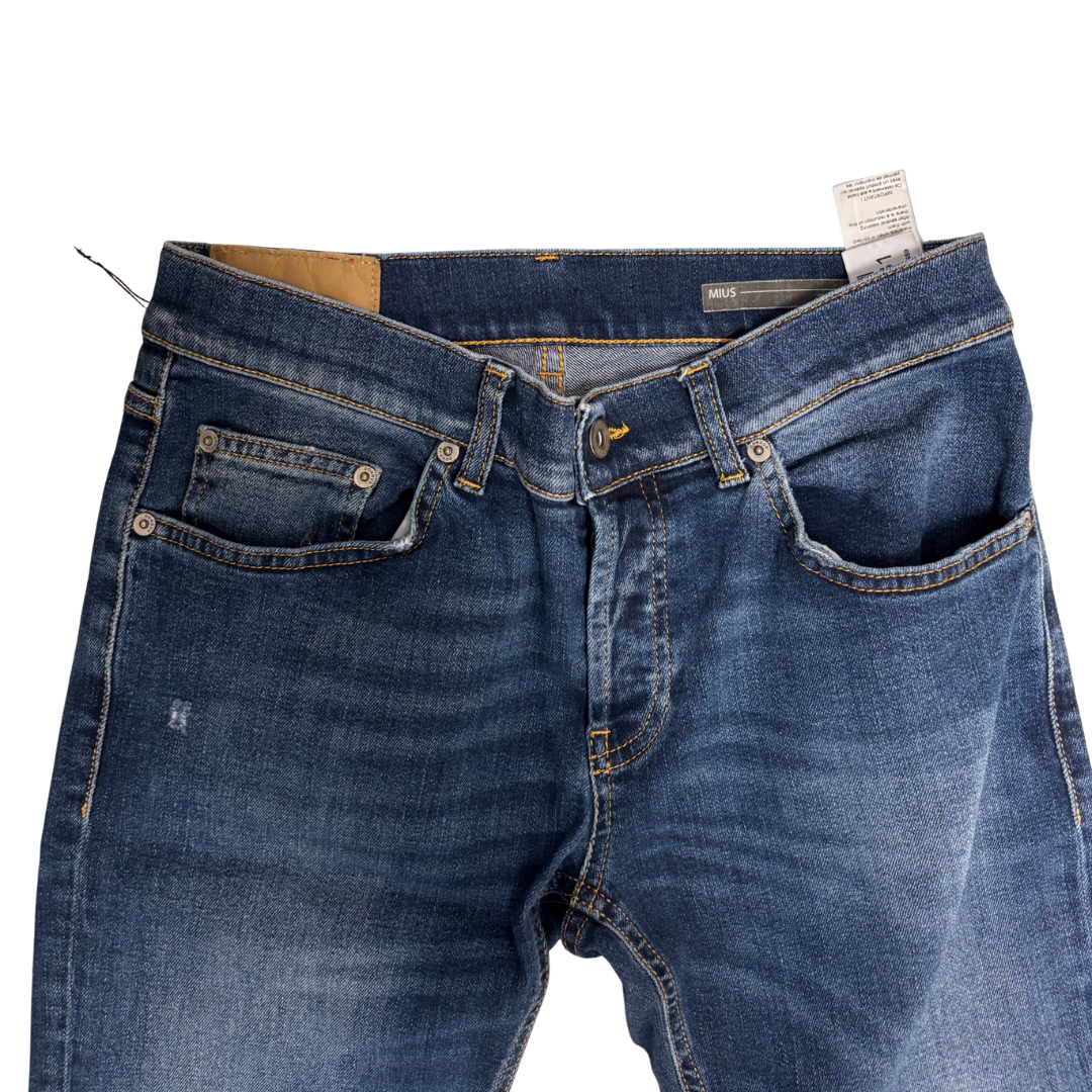 Dondup Mius Slim Fit Jeans (Navy)