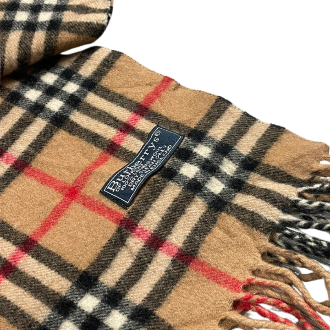 Burberry Scarf (Beige) (Vintage)
