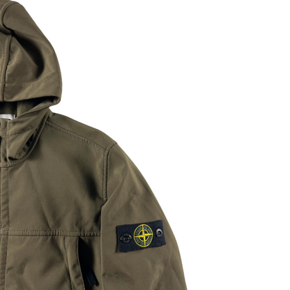 Stone Island Soft Shell Jacket (Khaki)