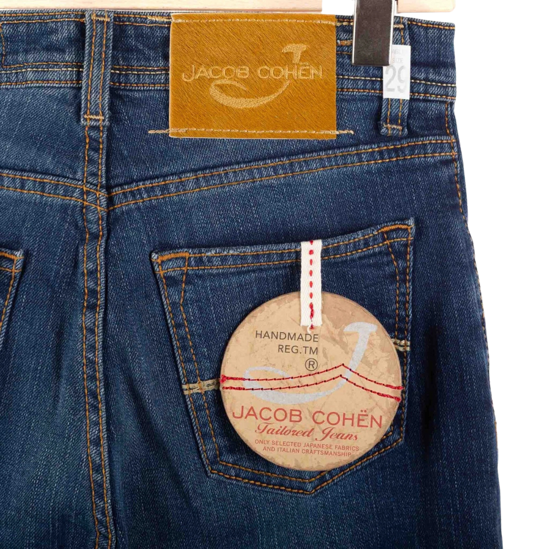 Jacob Cohën 610 Straight Fit Jeans (Navy) (New)