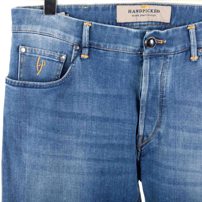 Handpicked Ravello Slim Fit Jeans (Blue) (New)