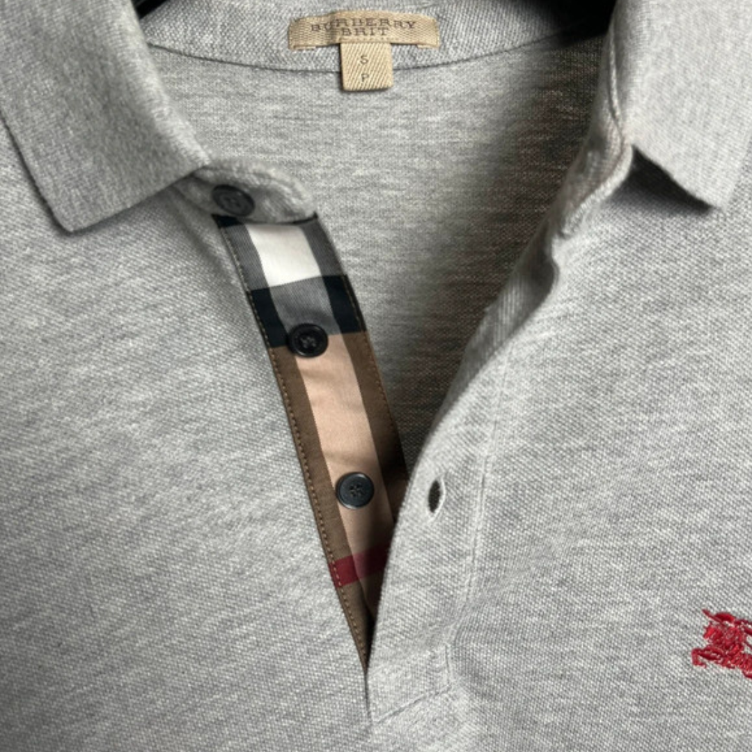 Burberry Polo Shirt (Grey)