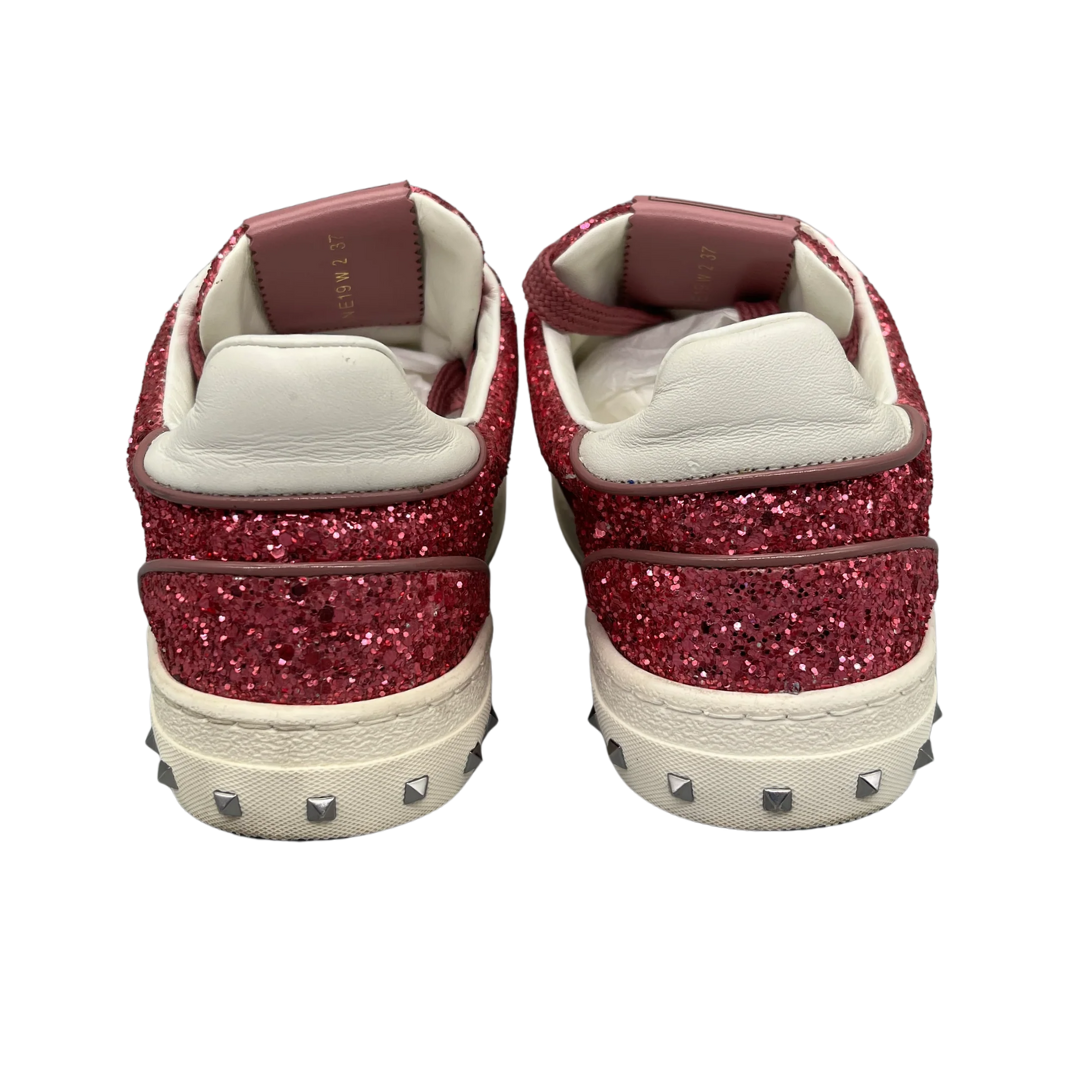 Valentino Garavani Flycrew Sneakers (Pink) (Womens)