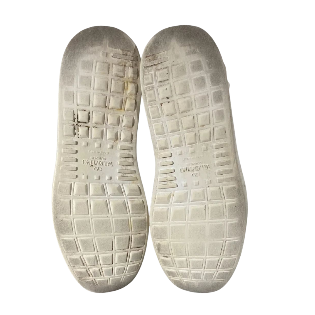 Valentino Garavani Open Sneakers (White Bronze) (Women's)