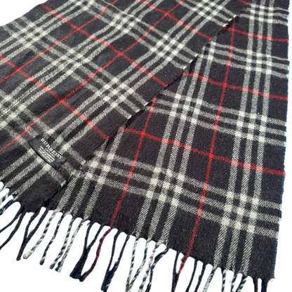 Burberry Scarf (Navy) (Vintage)