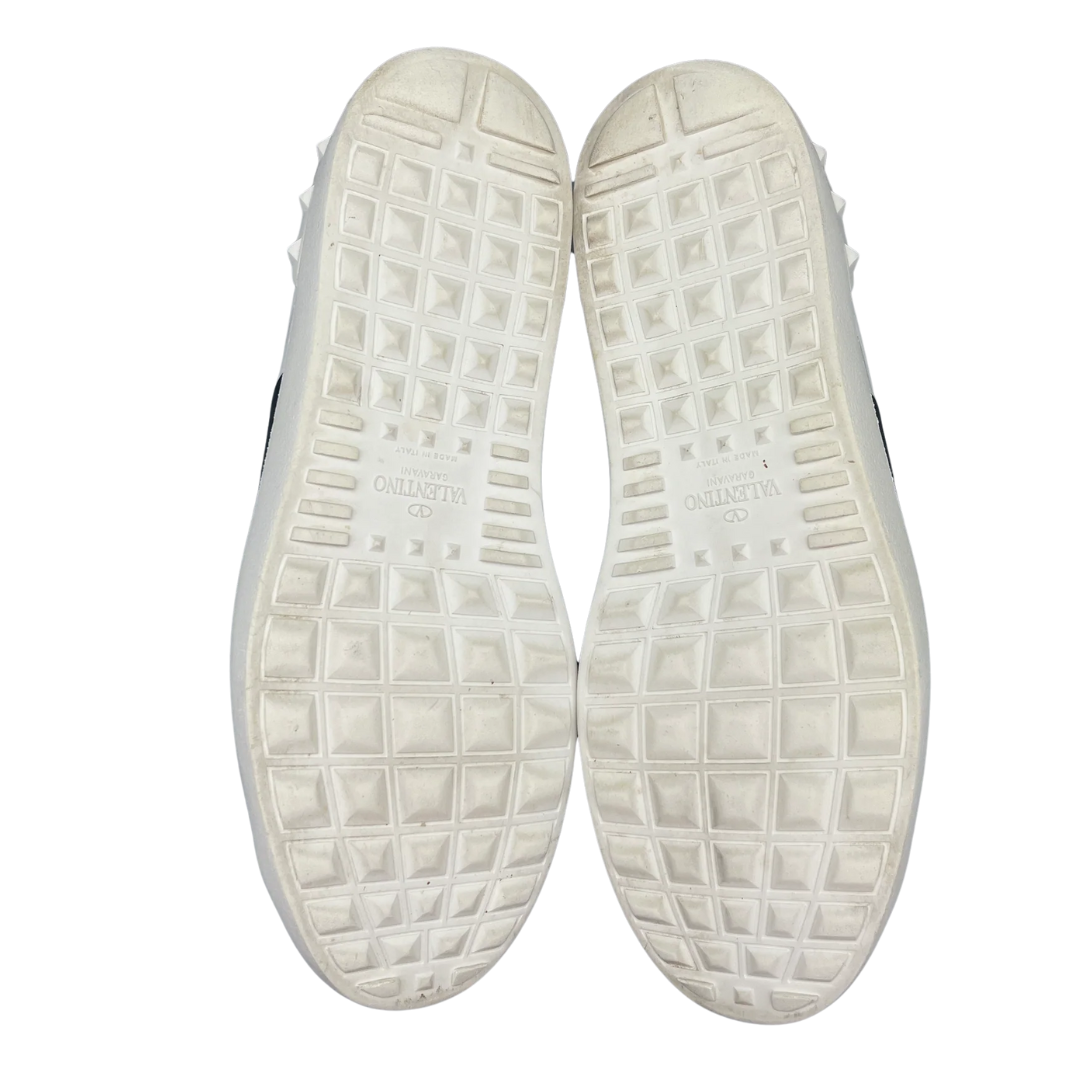 Valentino Garavani Open Sneakers (White Navy)