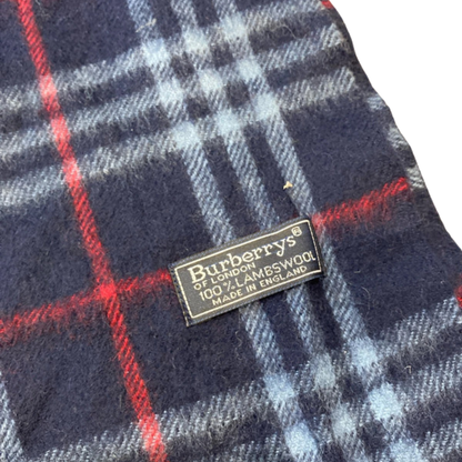 Burberry Scarf (Navy) (Vintage)