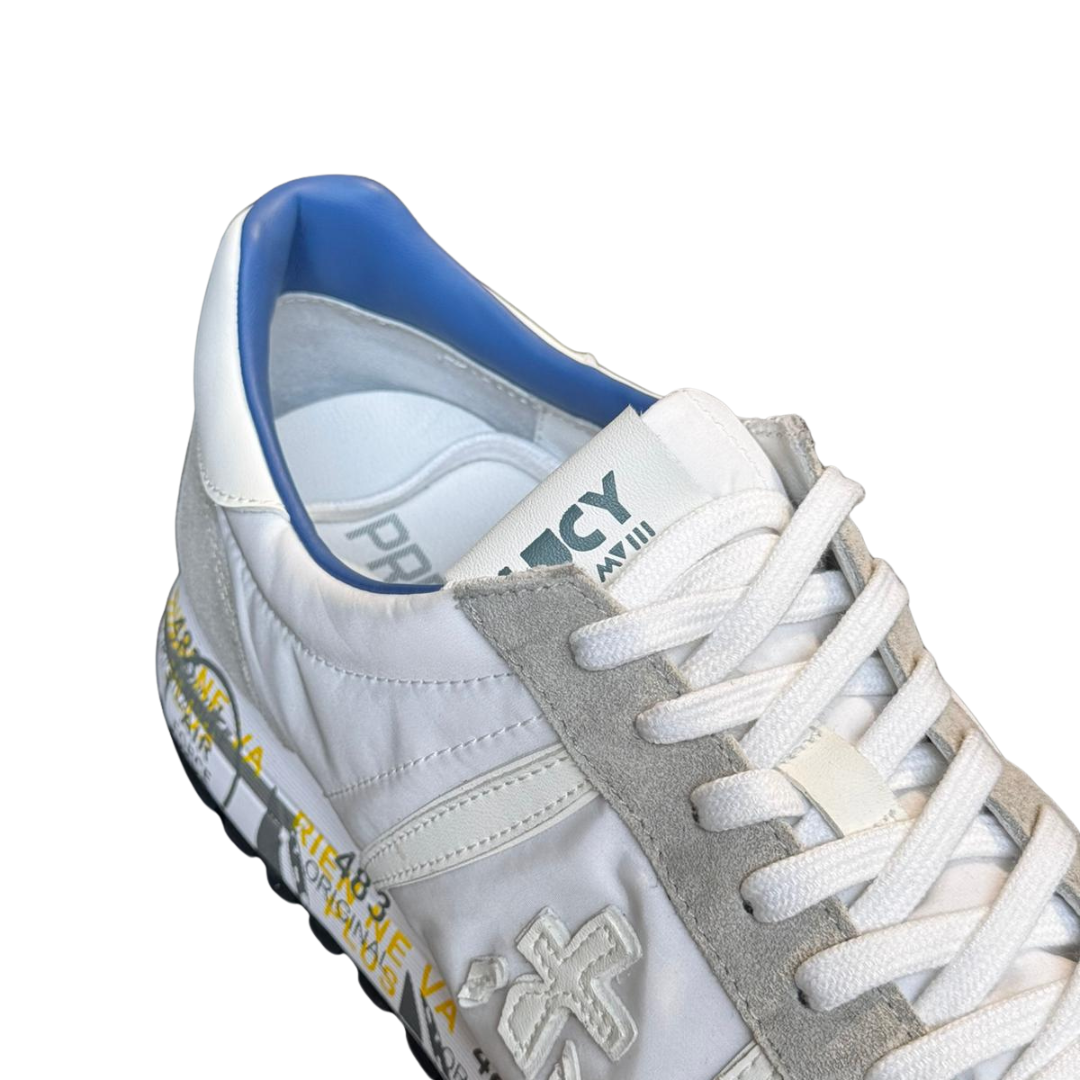 Premiata NOUS 6655 Sneakers (White Grey) (New)