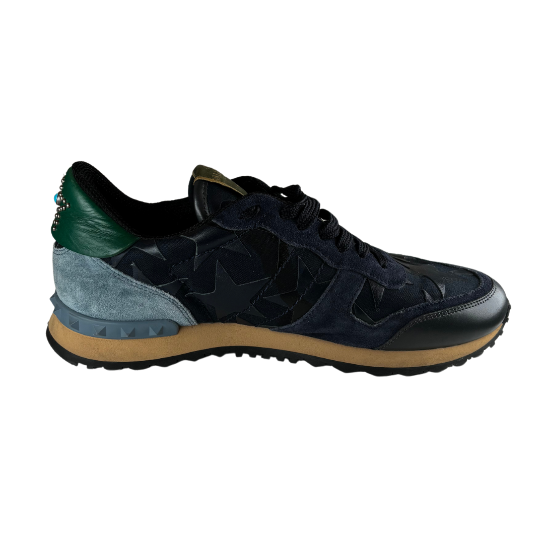 Valentino Garavani Rockrunner Sneakers (Navy)