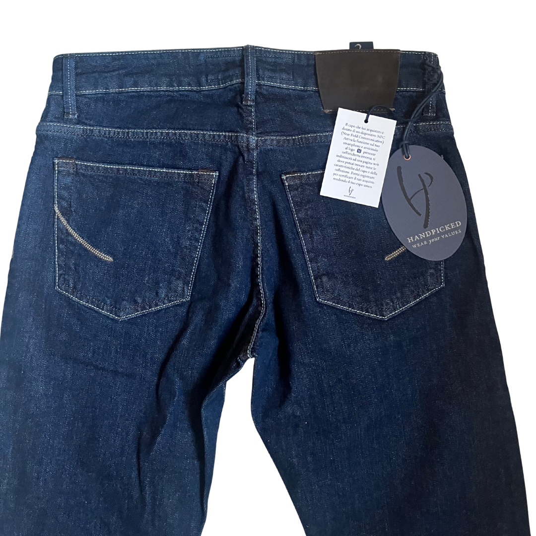 Handpicked Orvieto Slim Fit Jeans (Navy) (New)