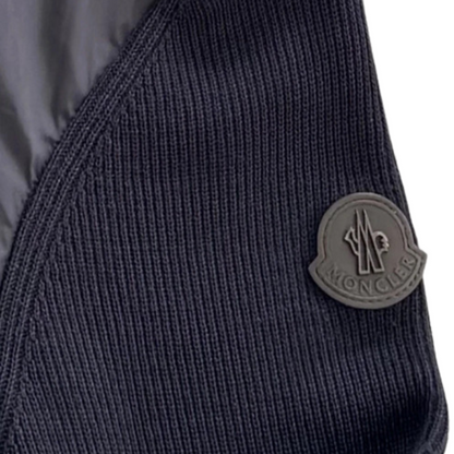 Moncler Maglione Tricot Cardigan Jacket (Black)