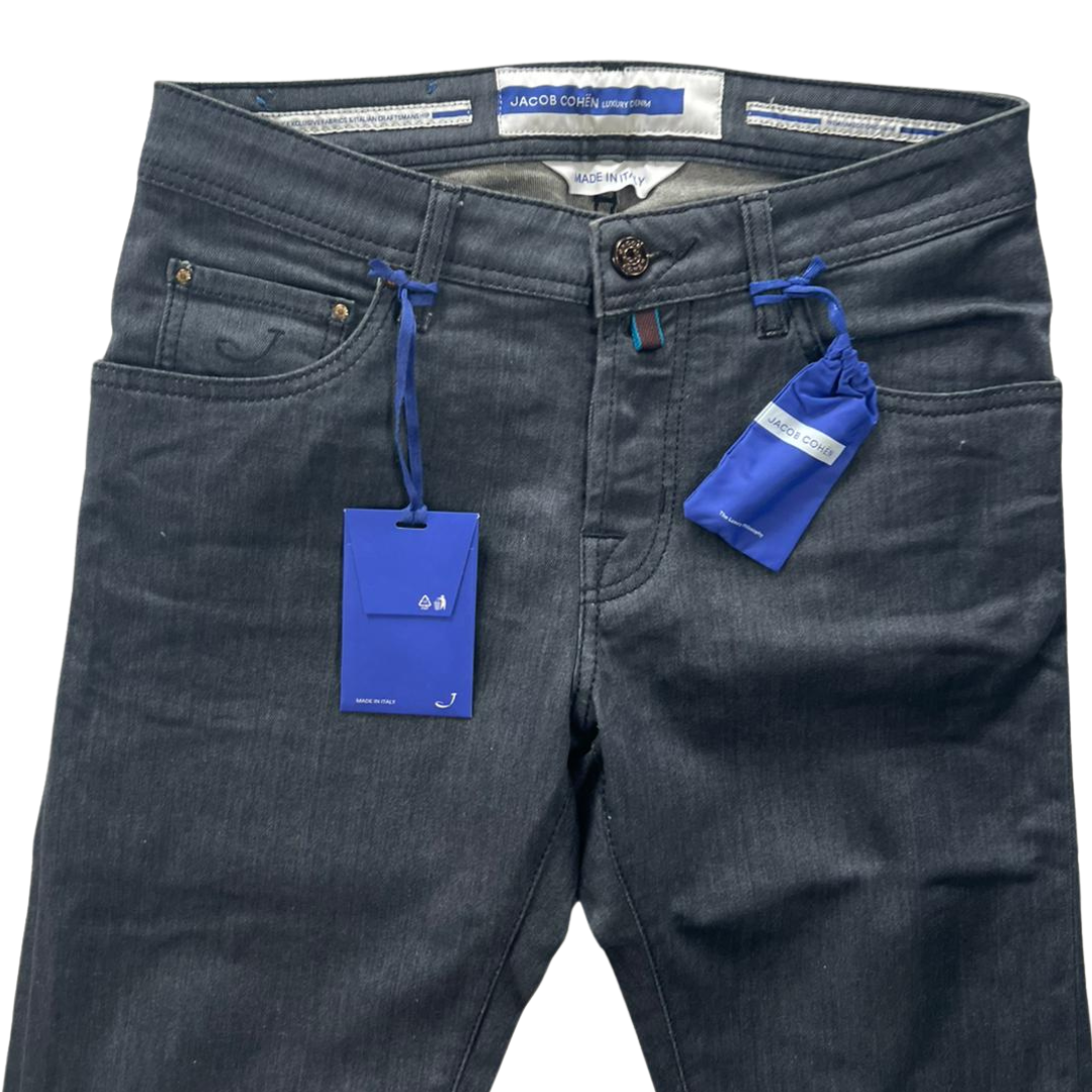 Jacob Cohën Nick Slim Fit Jeans (Dark Grey) (New)