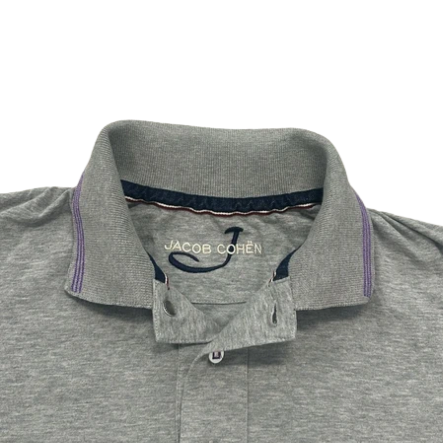 Jacob Cohën Polo Shirt (Gray) (Long Sleev)