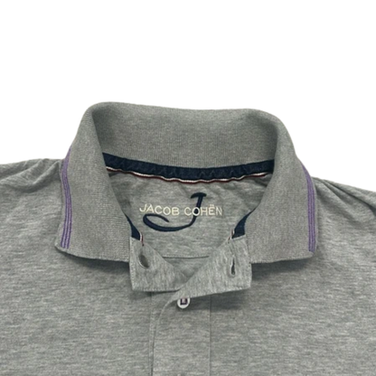 Jacob Cohën Polo Shirt (Gray) (Long Sleev)