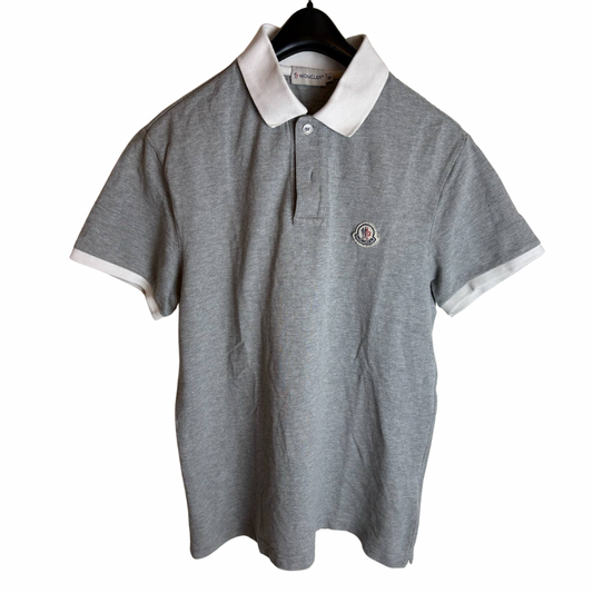 Moncler Maglia Polo Shirt (Grey)