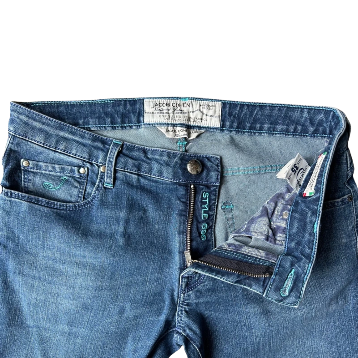 Jacob Cohën 696 Slim Fit Jeans (Navy)