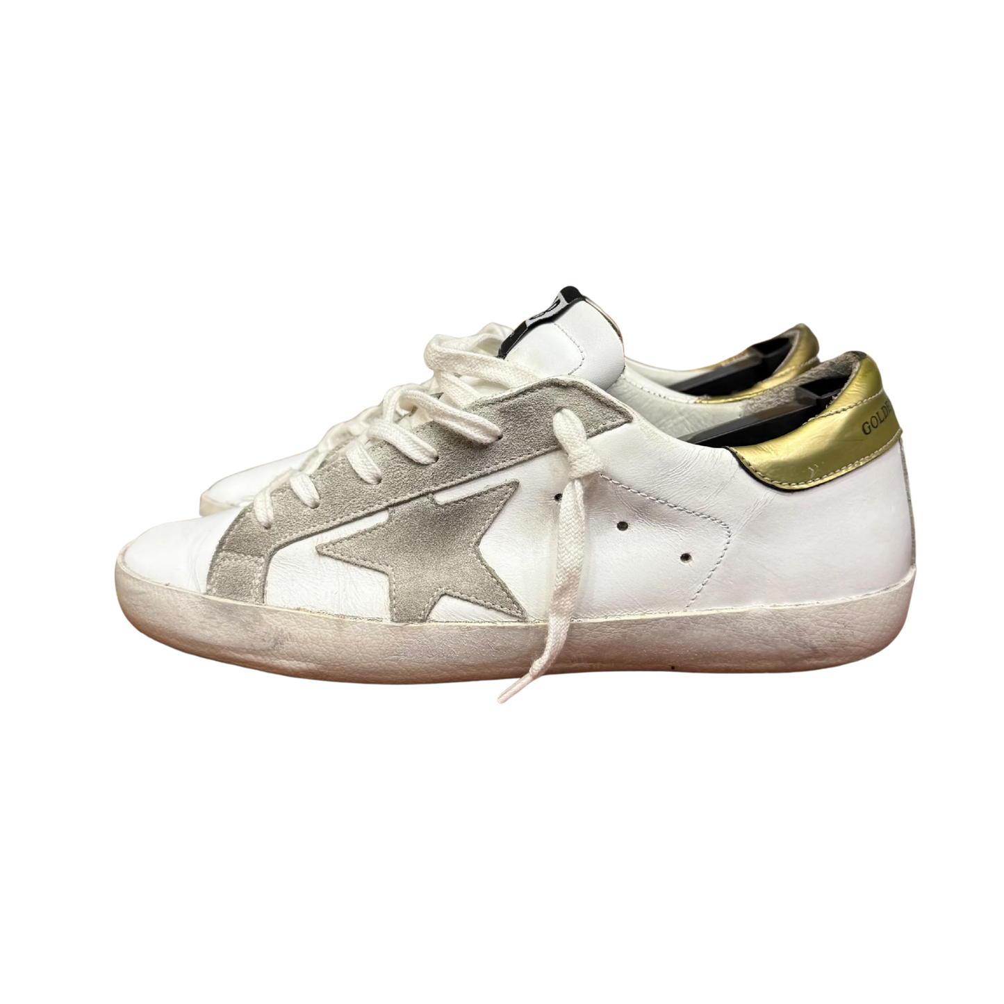 Golden Goose Superstar Sneakers (White) (Womens)