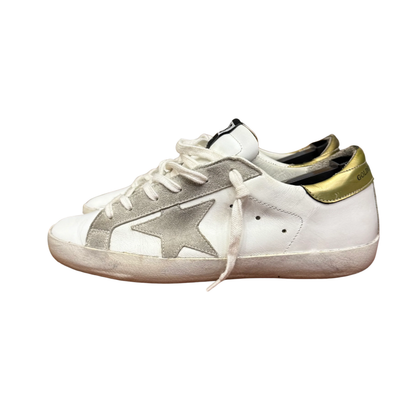 Golden Goose Superstar Sneakers (White) (Womens)