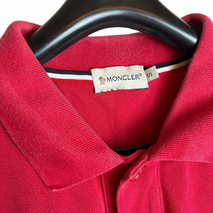 Moncler Maglia Polo Shirt (Red)