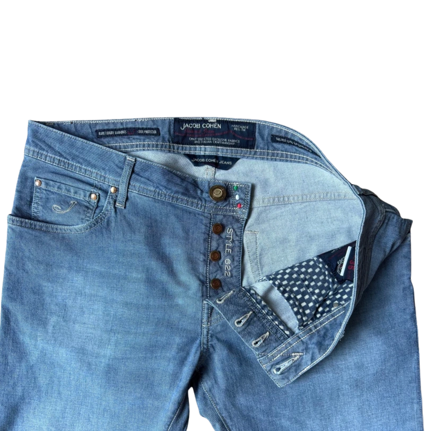 Jacob Cohën 622 Slim Fit Jeans (Blue)