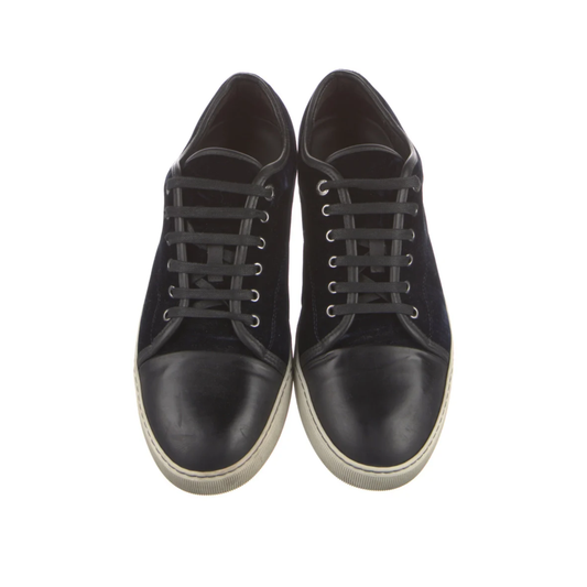 Lanvin Cap Toe Sneakers (Black)