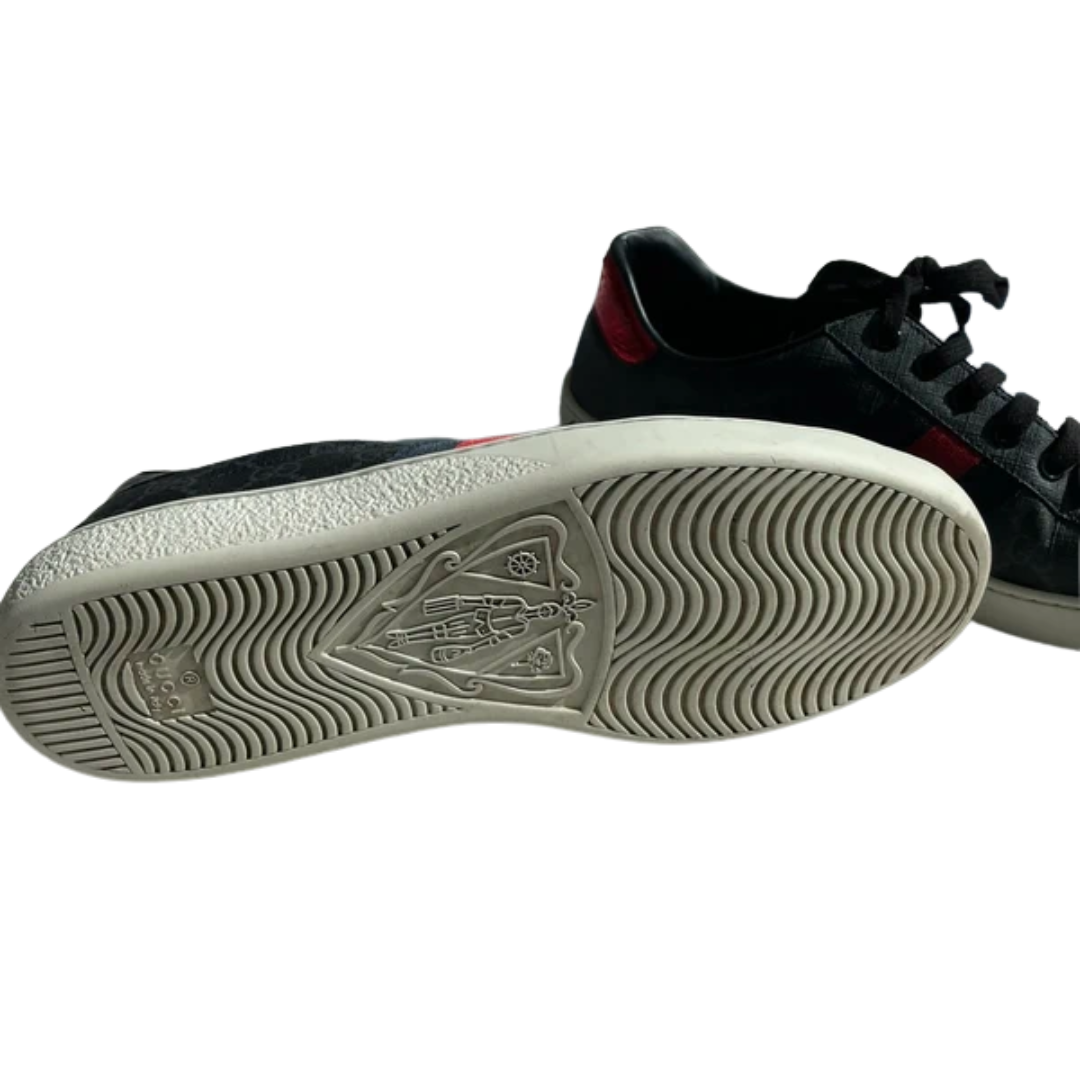 Gucci Ace Sneakers (Black)