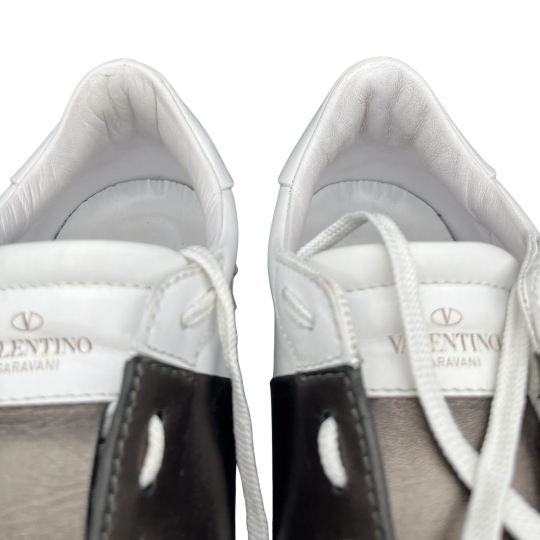 Valentino Garavani Open Sneakers (White Bronze)