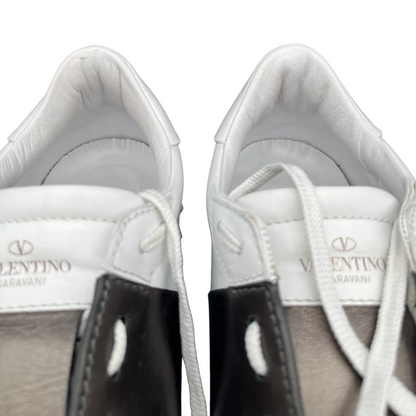 Valentino Garavani Open Sneakers (White Bronze)