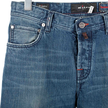 Kiton Napoli Slim Fit Limited Edition Jeans (Blue) (New) (Pair 07/12)