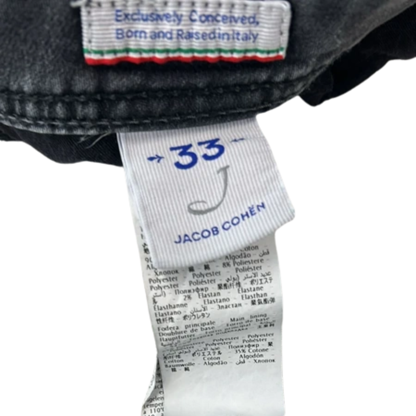 Jacob Cohën 622 Slim fit Jeans (Dark Grey)