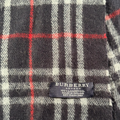 Burberry Scarf (Navy) (Vintage)