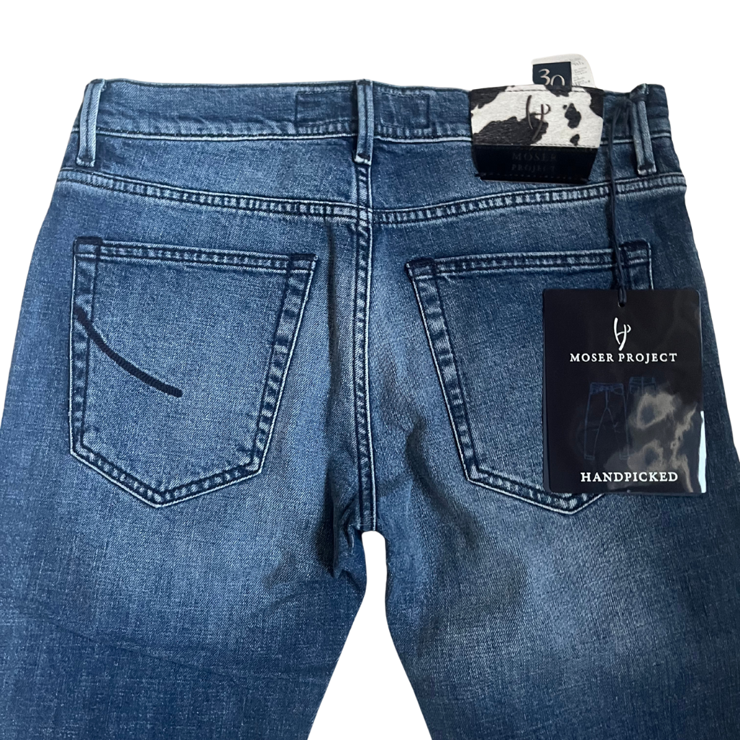 Handpicked Milano Special Edition Slim Fit Jeans (Navy) (New)