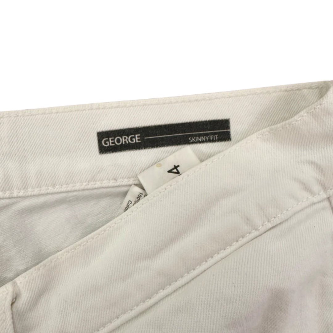 Dondup George Skinny Fit Jeans (White)