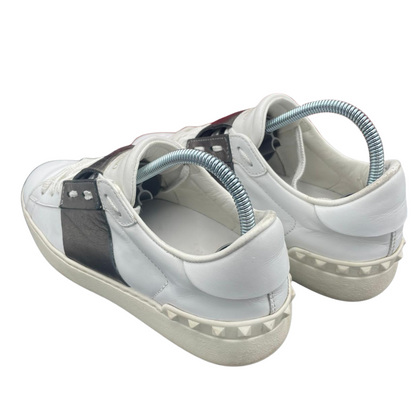 Valentino Garavani Open Sneakers (White Bronze) (Womens)