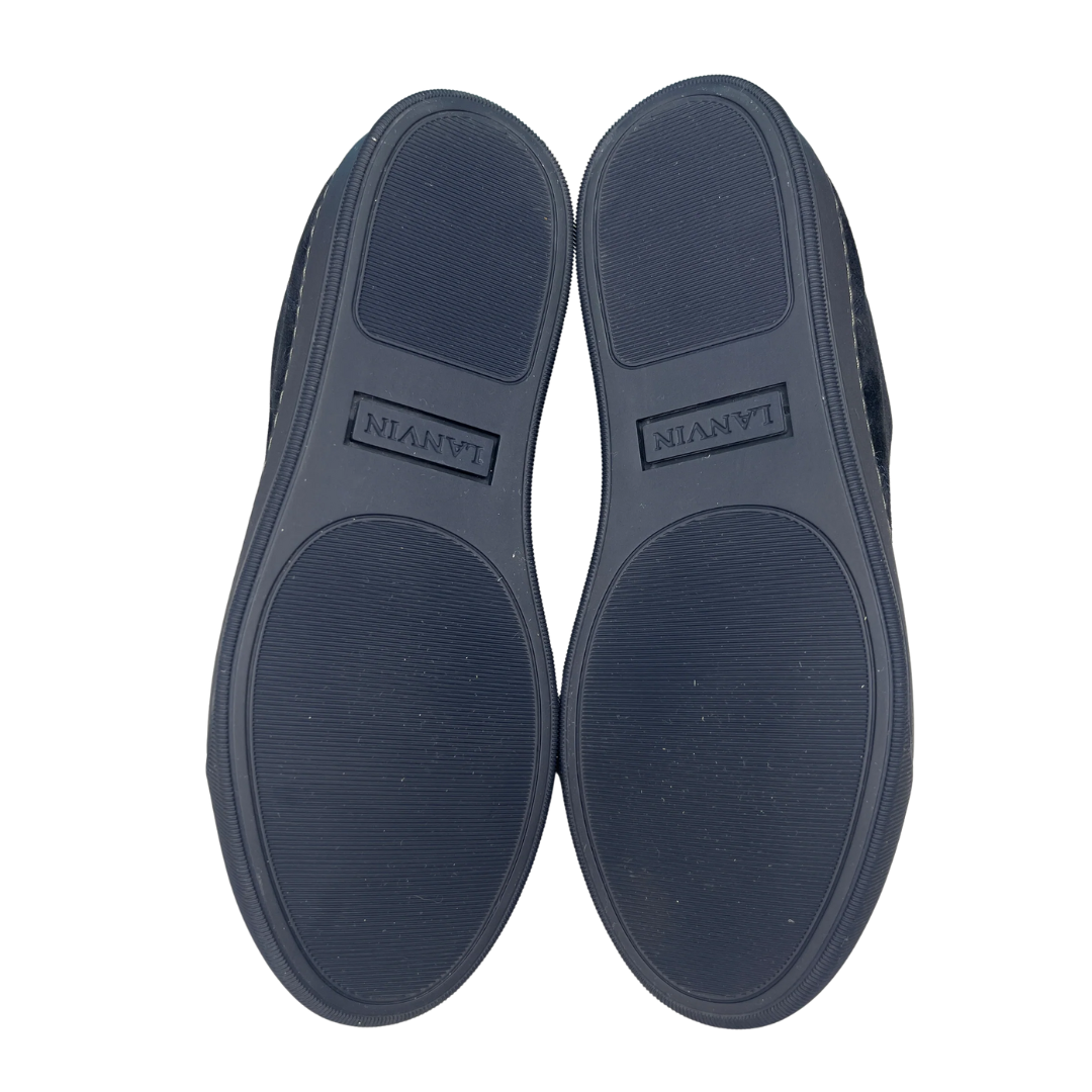 Lanvin Cap Toe Sneakers (Navy)
