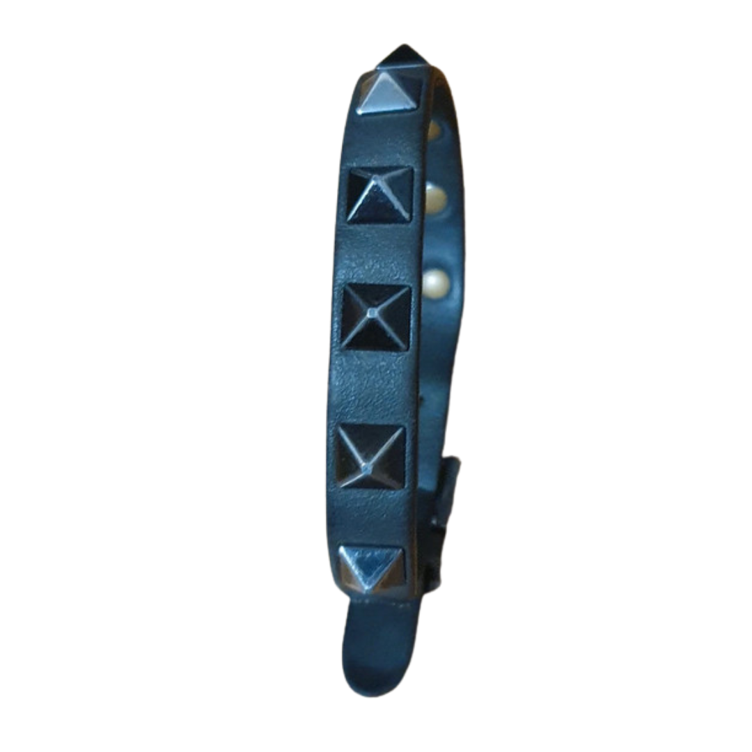 Valentino Garavani Rockstud Bracelet (Dark Grey)