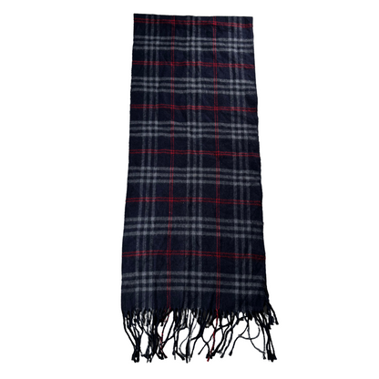 Burberry Scarf (Navy) (Vintage)